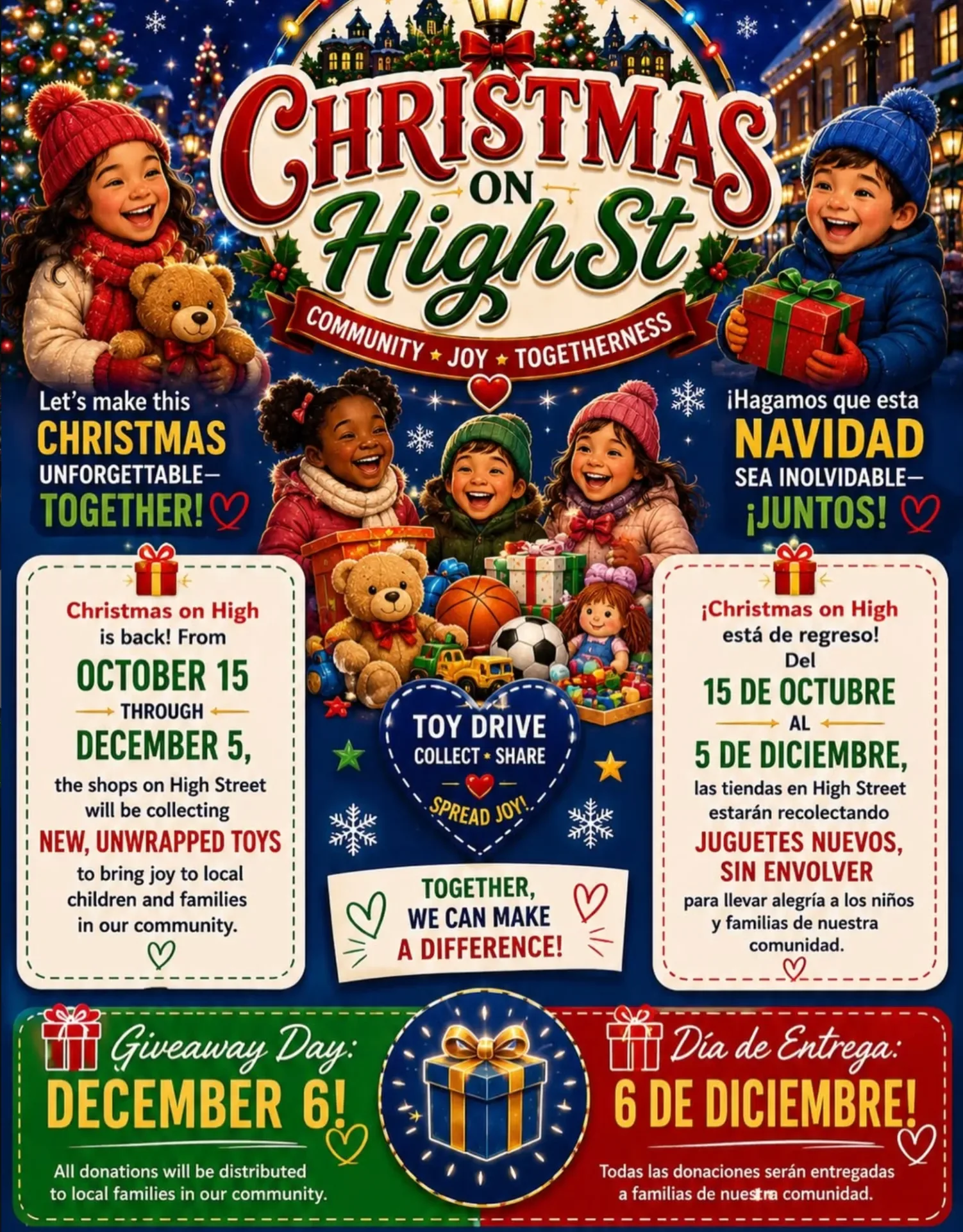 Preview of the Christmas on High St flyer